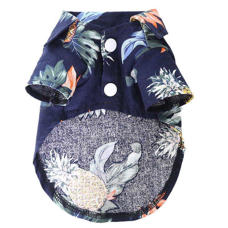 Pet Dog Clothing Summer Fashion Hawaiian Beach Shirt