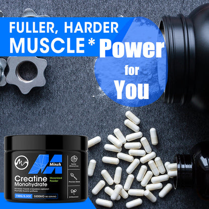 Minch Creatine Powder Capsules Creatine Muscle Builder
